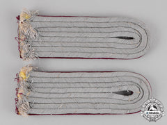 Germany. A Set Of Wehrmacht Nebelwerfer Artillery Lieutenant Shoulder Boards, Sew-On Type