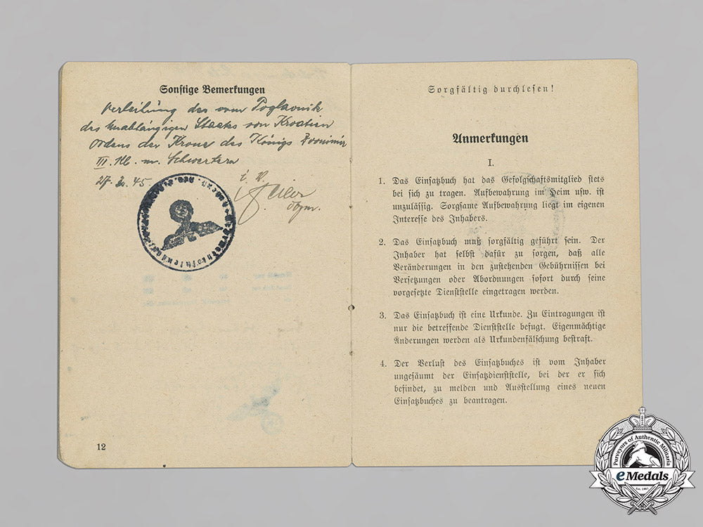 germany,_heer._a_task_booklet_for_civilian_construction_engineer_of_the_army(_croatian_zvonimir_order3_rd_class_w/_swords)_c18-014841