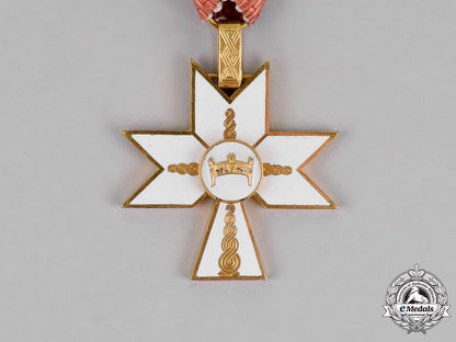 croatia._an_order_of_king_zvonimir's_crown,_third_class_knight,_with_gc_miniature_c18-014894