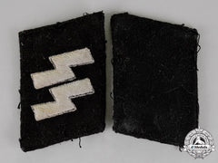 Germany. A Pair Of Waffe-Ss Ss Mann's Collar Tabs, Type 3 (1940-45)