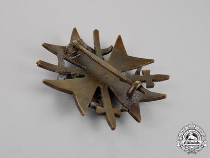 germany._a_spanish_cross,_in_bronze,_with_swords,_by_berg&_nolte_of_lüdenscheid_c18-015377