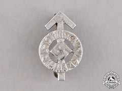 Germany. A Hj Proficiency Miniature Badge, Silver Grade, By Gustav Brehmer