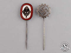 Germany. Two Miniature Stick Pins