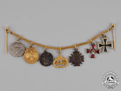 Austria. An Extensive Miniature Medal Chain Covering A Vast Time Period