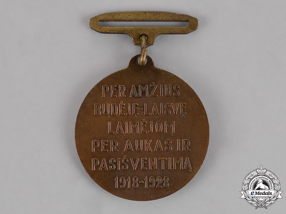 lithuania._a_medal_for_the_tenth_anniversary_of_the_war_of_independence1918-1928_c18-016226