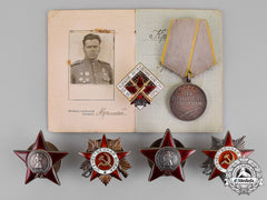 Russia, Soviet Union. An Artillery Officer's Award Group