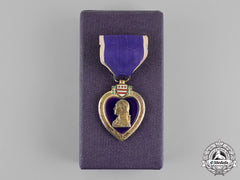 United States. A Posthumous Purple Heart To Electrician's Mate Uss Cushing (Dd-376), Kia During The Battle Of Guadalcanal