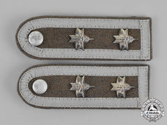 Croatia. A Pair Of Ww2 Period State Labor Service Shoulder Straps
