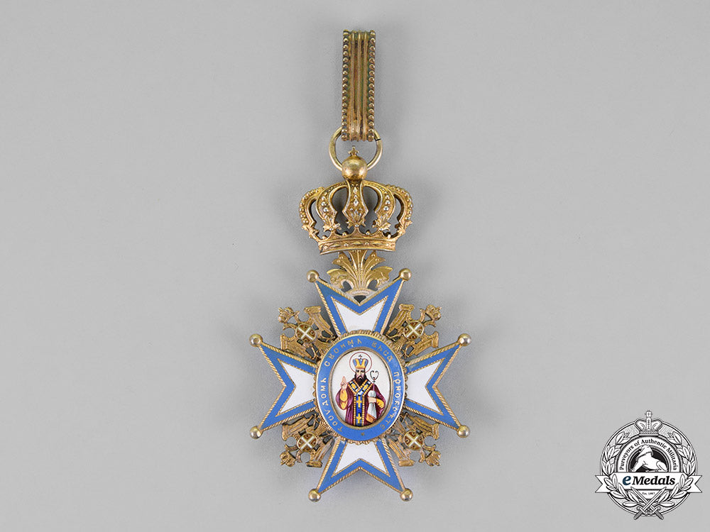 serbia._an_order_of_st._sava,_commander,_by_g.a._scheid,_c.1905_c18-017571