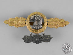 Germany, Luftwaffe. A Reconnaissance Unit Squadron Clasp, Gold Grade With Commemorative Hanger
