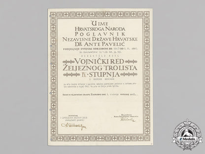 croatia._a_military_order_of_trefoil_award_doc._to_ss-_obersturmbannführer_karl_berchtold_c18-018472