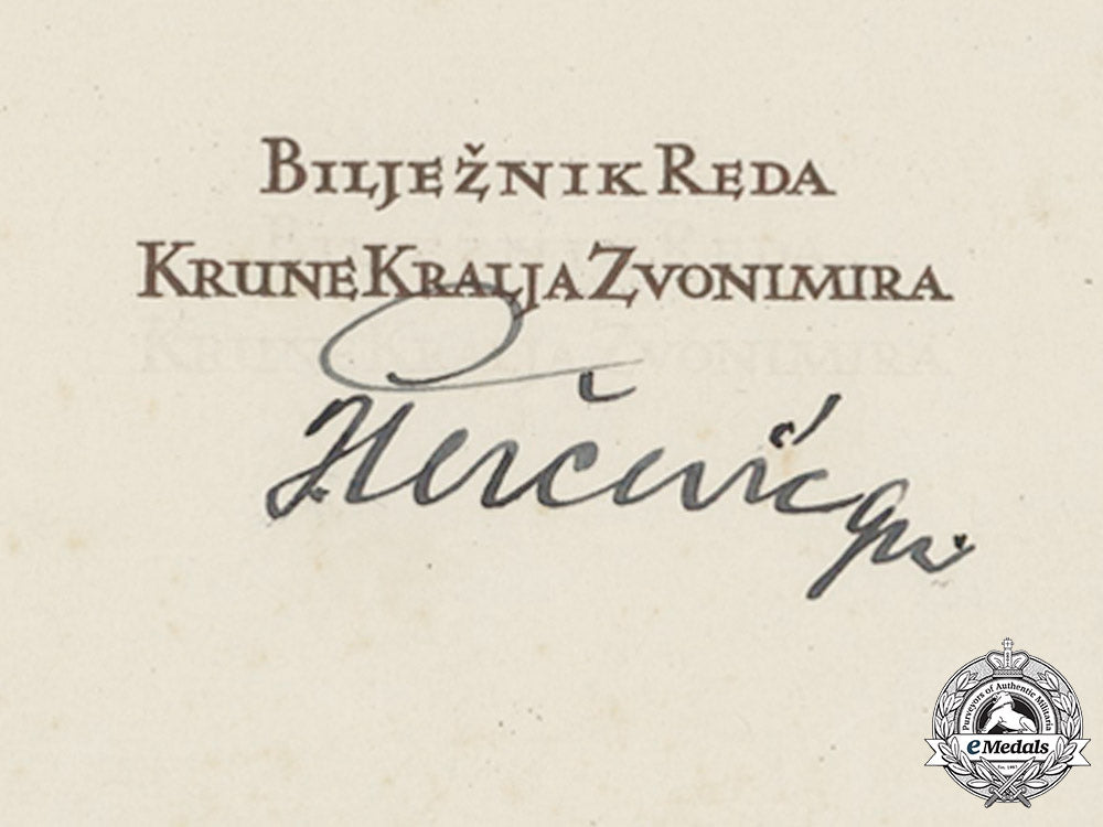 croatia._a_document_for_the_award_of_the_king_zvonimir_order,_to_an_italian_officer_c18-018477