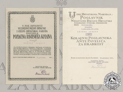 croatia._a_pair_of_award_documents_to_grenadier_august_kröger_c18-018483