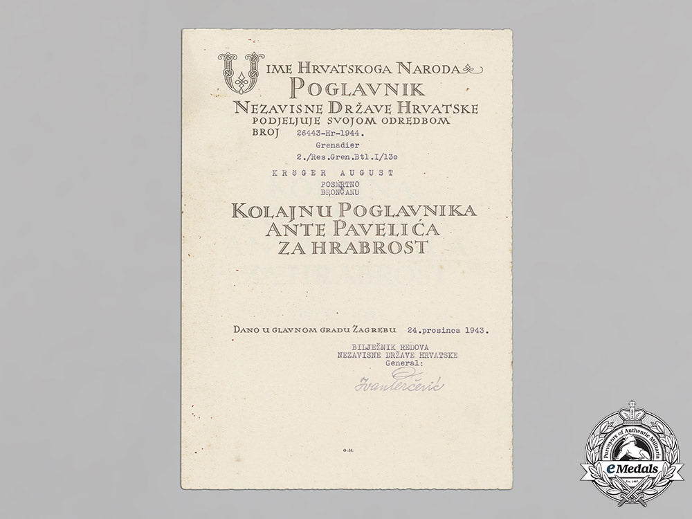 croatia._a_pair_of_award_documents_to_grenadier_august_kröger_c18-018485