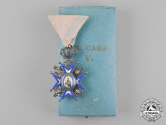 Serbia, Kingdom. An Order Of St.sava,V Class With Case, By Huguenin Freres