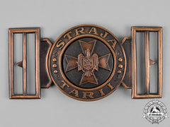 Romania, Kingdom. Belt Buckle Of The Romanian Youth Organization "Straja Tarii"