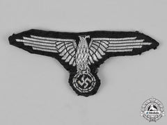 Germany. Ss Officer's Flatwire Sleeve Eagle, Tunic Removed
