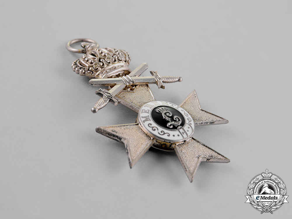 bavaria,_kingdom._two_military_merit_crosses,_crown&_swords,_c.1917_c18-018712