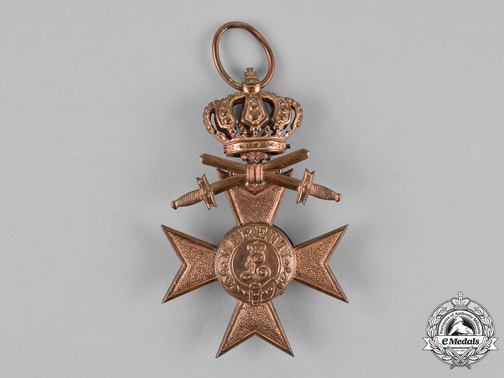 bavaria,_kingdom._two_military_merit_crosses,_crown&_swords,_c.1917_c18-018713