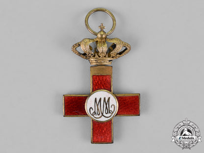 spain,_restoration._an_order_of_military_merit,_i_class_cross,_red_distinction_c.1875_c18-018758