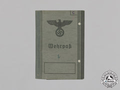 Germany, Ss. A Wehrpaß And Preliminary Ss Id Card To Ss Totenkopf Unterscharführer Josef Chalupa