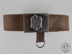 Romania, Republic. An Army Belt With Buckle,