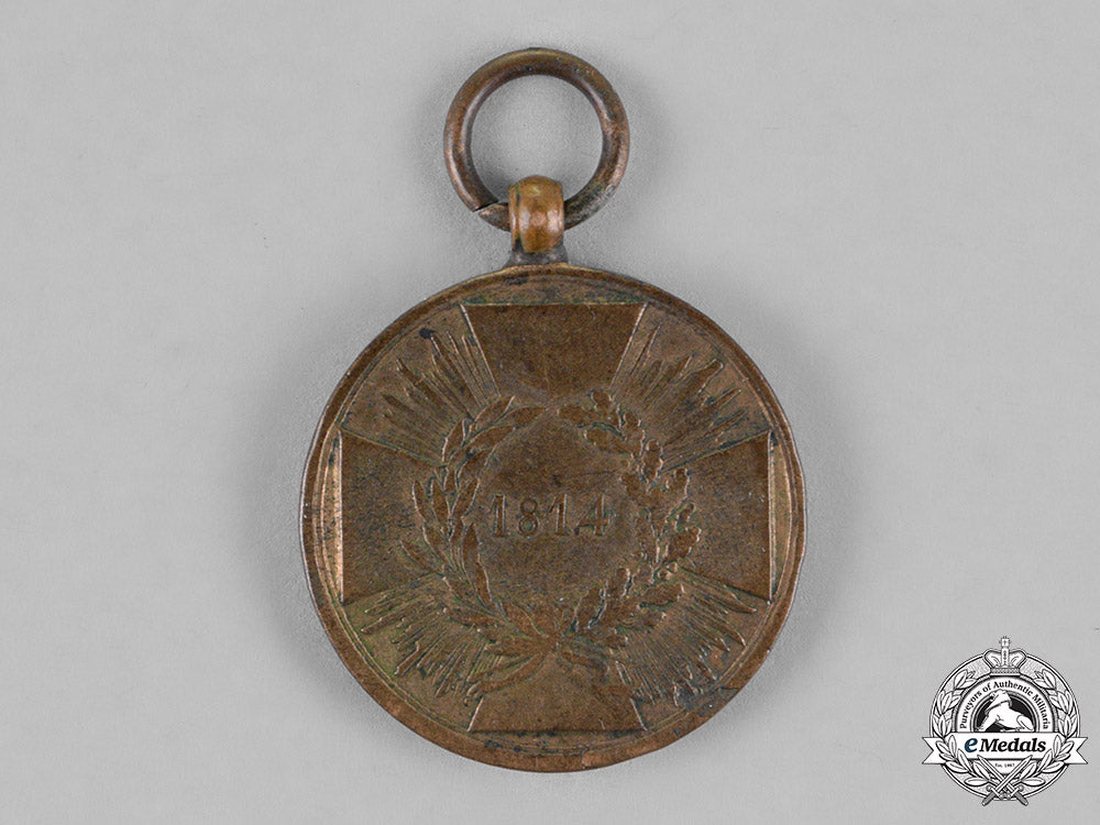 prussia,_kingdom._an1814_campaign_war_medal_c18-019325