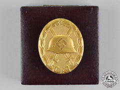 Germany. A Wound Badge, Gold Grade, In Its Presentation Case Of Issue, By The Official Vienna Mint