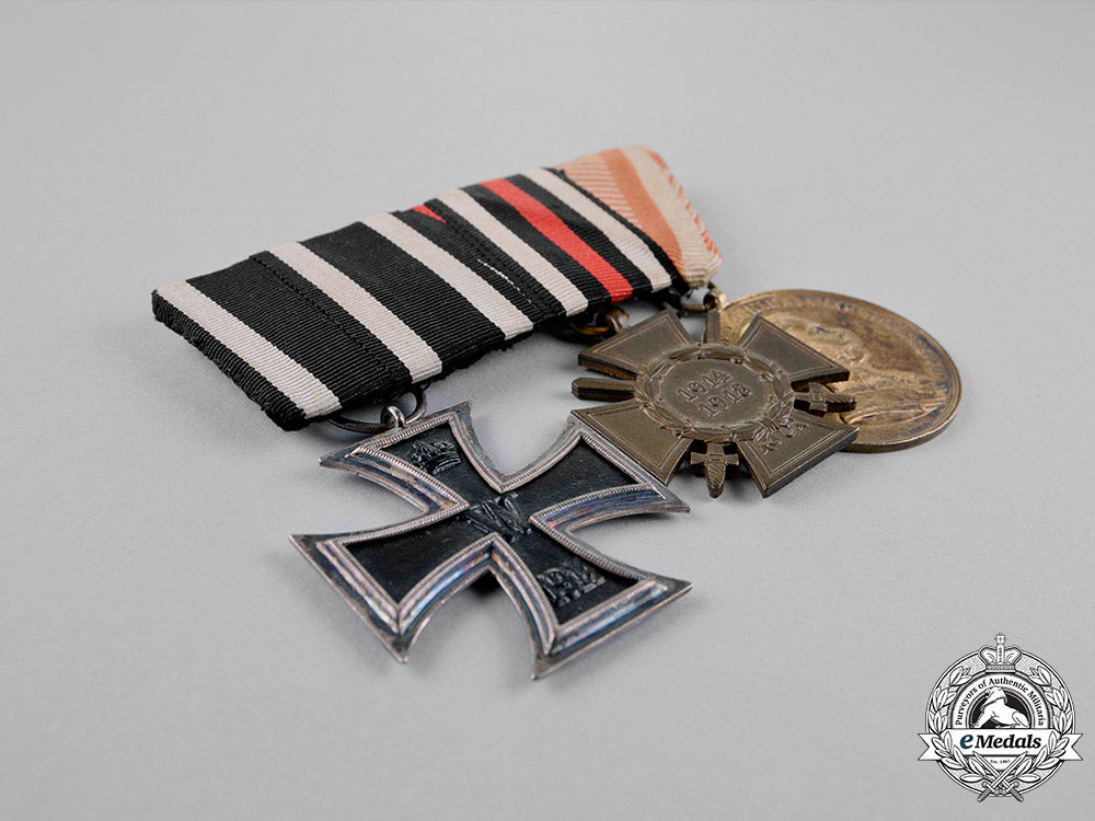 austria,_empire._a_medal_bar_of_three_medals,_awards,_and_decorations_to_an_austrian_recipient_c18-019535