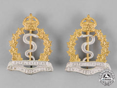 Canada. A Pair Of Royal Canadian Army Medical Corps Nursing Sisters Officer's Collar Badges