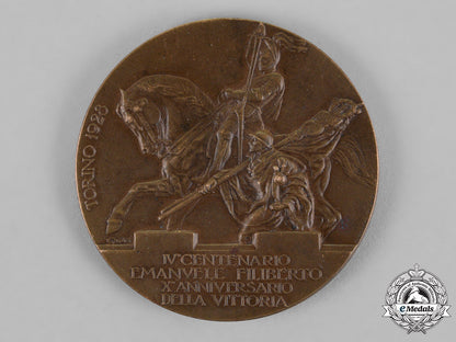 italy,_kingdom._a_birth_of_emmanuel_philibert&_the10_th_anniversary_of_victory_medal1928_c18-019818