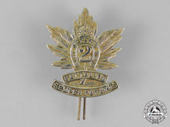 Canada. A Post First War 2Nd Infantry Battalion "Eastern Ontario Regiment" Militia Cap Badge, C. 1920-1936