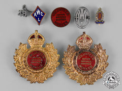 Canada. Six Women's Auxiliary Corps Badges, C.1943