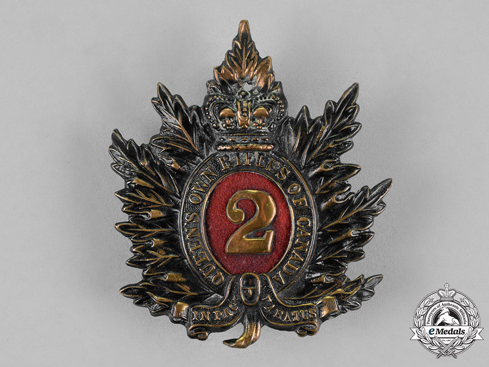 canada._a_victorian2_nd_regiment_queen's_own_rifles_cap_badge,_c.1890_s_c18-019857_1