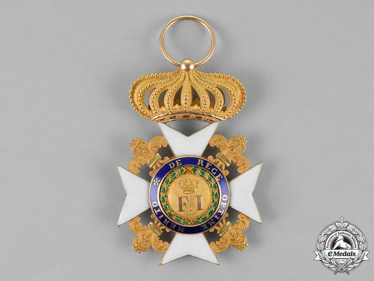 italian_states,_kingdom_of_the_sicilies._a_royal_order_of_francis_i,_knight_with_crown,_c.1880_c18-019945