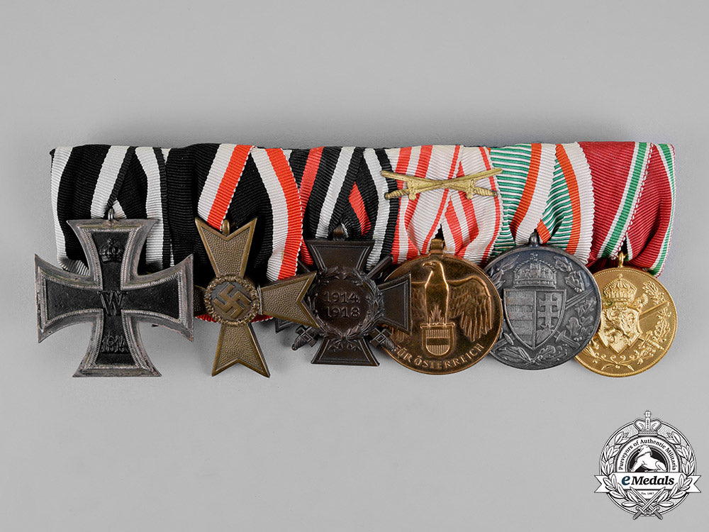 austria,_empire._a_first_and_second_war_austrian_patriot’s_medal_bar_with_six_medals&_awards_c18-020199