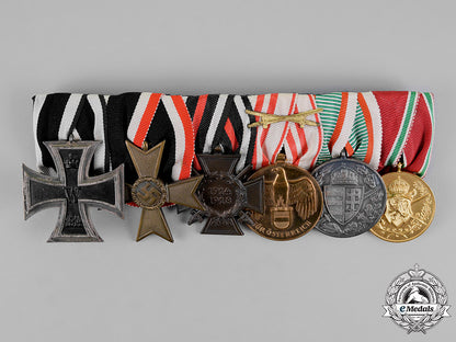 austria,_empire._a_first_and_second_war_austrian_patriot’s_medal_bar_with_six_medals&_awards_c18-020199