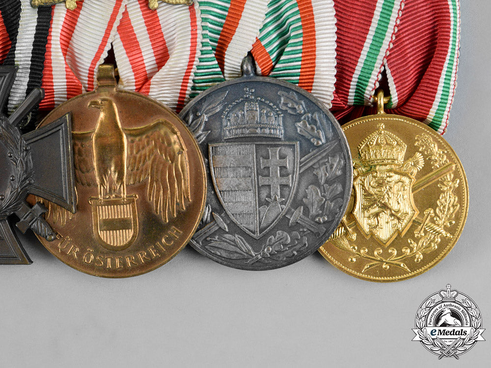 austria,_empire._a_first_and_second_war_austrian_patriot’s_medal_bar_with_six_medals&_awards_c18-020202