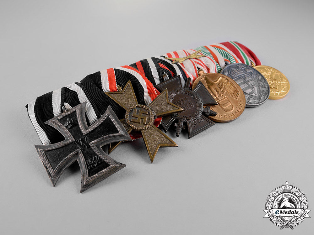 austria,_empire._a_first_and_second_war_austrian_patriot’s_medal_bar_with_six_medals&_awards_c18-020203