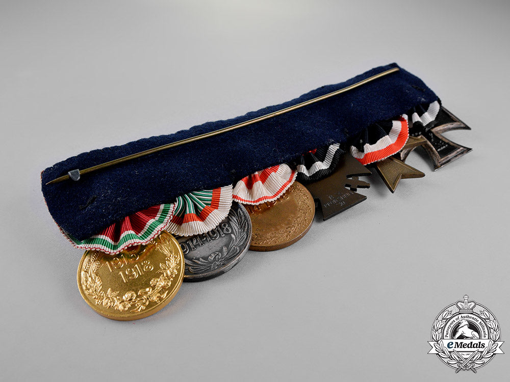 austria,_empire._a_first_and_second_war_austrian_patriot’s_medal_bar_with_six_medals&_awards_c18-020204