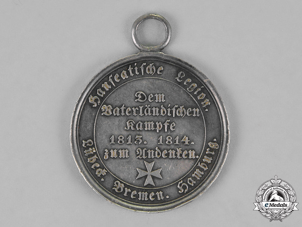 hansa._a_joint_war_commemorative_medal_of_the_hanseatic_legion,_c.1815_c18-020222
