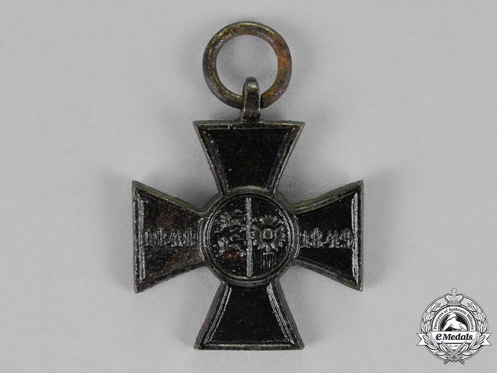 schleswig-_holstein._a_commemorative_cross_for_the_schlwesig-_holdstein_army,_c.1850_c18-020225