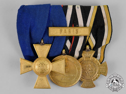 prussia,_state._a25-_year_long_service_medal_bar_with_three_awards_c18-020503