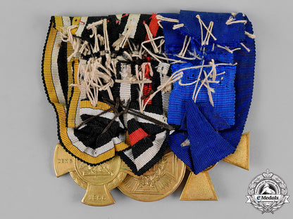 prussia,_state._a25-_year_long_service_medal_bar_with_three_awards_c18-020504