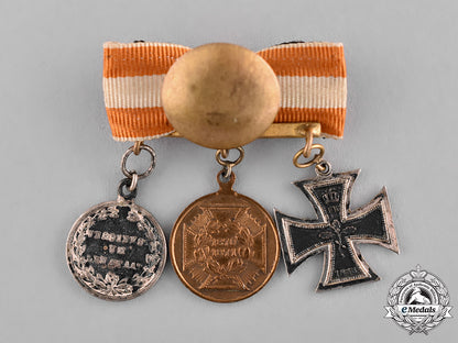 prussia,_state._an1870_boutonniere_with_three_medals,_awards,_and_decorations_c18-020533