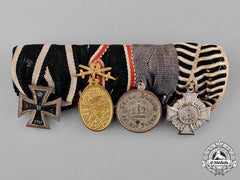 Prussia, State. A First War Miniature Medal Bar To A Veteran