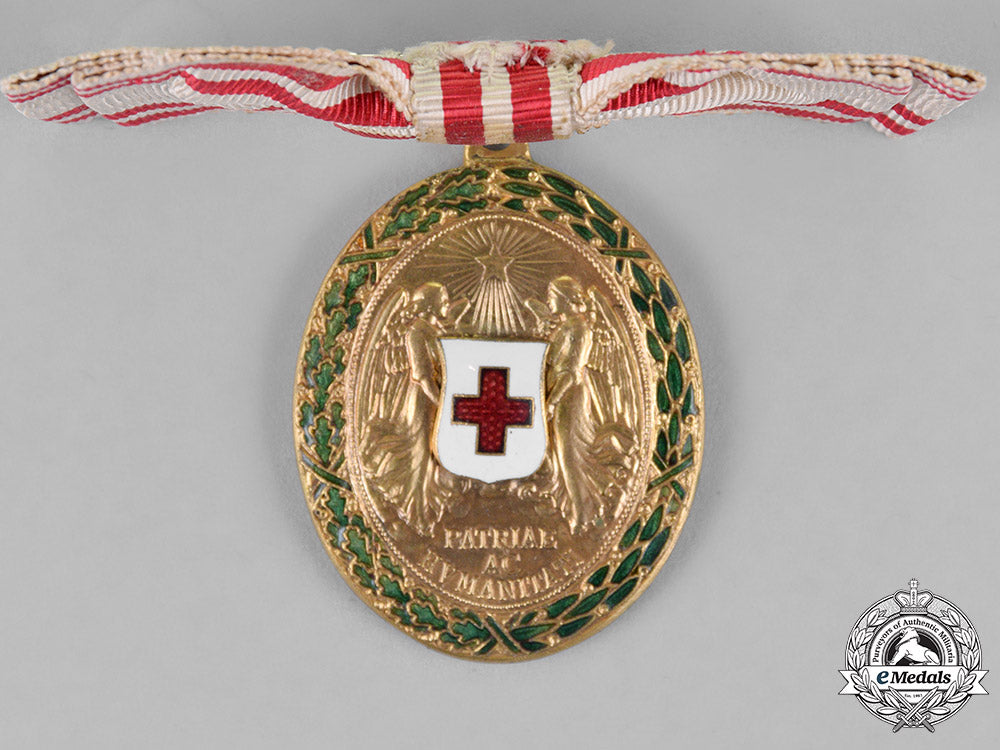 austria,_empire._an_honour_decoration_of_the_red_cross,_bronze_medal_with_w.d,_on_ladies_ribbon_c18-020589_1