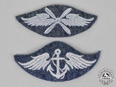 Germany, Luftwaffe. A Grouping Of Two Trade Specialist Qualification Patches