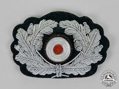 Germany, Wehrmacht. An Officer’s Visor Cap Wreath And Cockade, Bullion Version