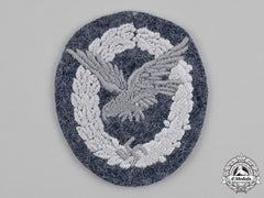 Germany, Luftwaffe. An Air Gunner Badge, Cloth Version